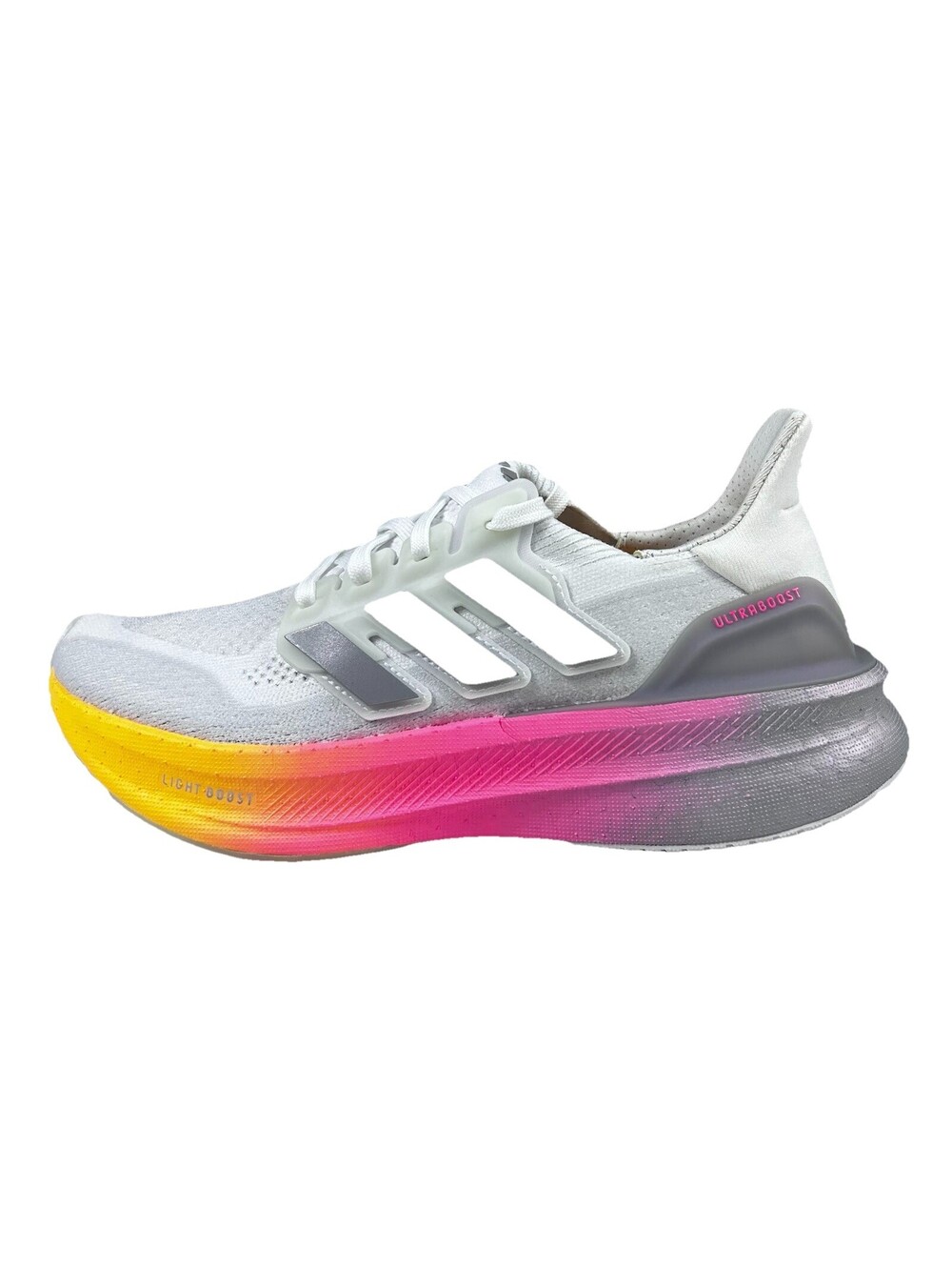 Adidas Ultraboost 5W Shoes Women’s 7.5 White Halo Silver Pink Running Sneakers